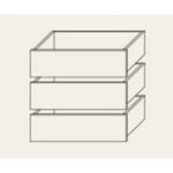 Набор выдвижных ящиков Квадро