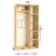 Шкаф-купе Феникс в210-г60 - Серия:Ширина шкафа: Стандарт:110 см / 2-х фасадный