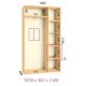 Шкаф-купе Феникс в210-г45 - Серия:Ширина шкафа: Стандарт:120 см / 2-х фасадный