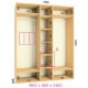 Шкаф-купе Феникс в240-г60 - Серия:Ширина шкафа: Комфорт:190 см / 3-х фасадный