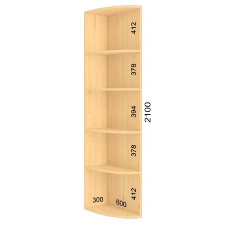 Консоль шкафа-купе в210/г60 - Форма: прямая