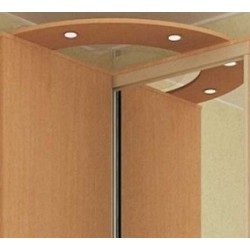 Козырек радиусный + стекло